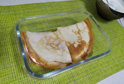 Фото шага рецепта Блины в сметанной заливке 189742 шаг 8  