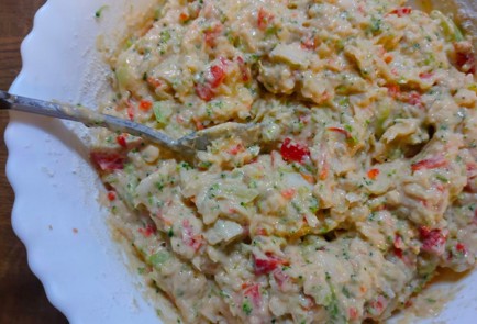 Фото шага рецепта Большие овощные оладьи 176036 шаг 18  