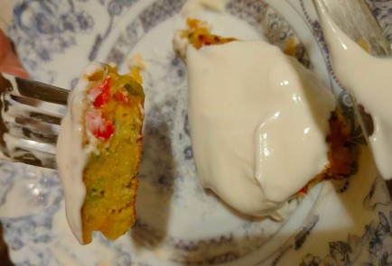 Фото шага рецепта Большие овощные оладьи 176036 шаг 23  