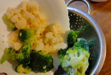 Фото шага рецепта Большие овощные оладьи 176036 шаг 3  