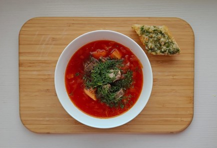 Фото шага рецепта Борщ из лосятины 189369 шаг 14  