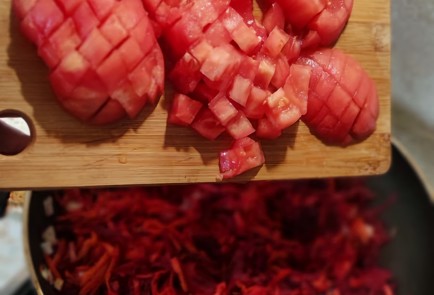 Фото шага рецепта Борщ с помидорами 173632 шаг 13  