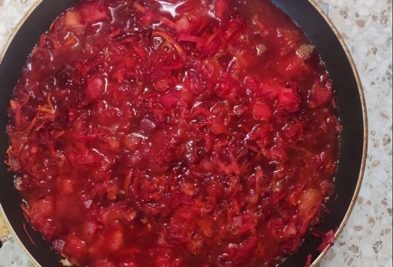 Фото шага рецепта Борщ с помидорами 173632 шаг 15  