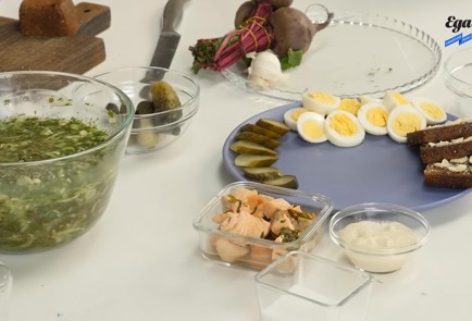 Фото шага рецепта Ботвинья на белом квасе 125458 шаг 6  