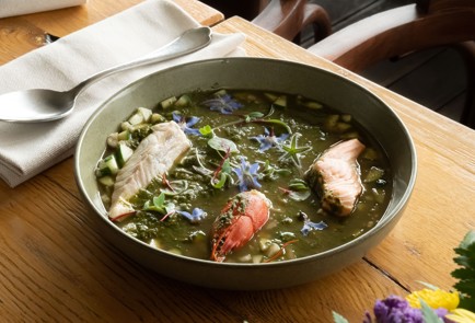 Фото шага рецепта Ботвинья на рассоле 152573 шаг 13  