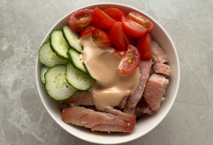 Фото шага рецепта Боул с тунцом 186890 шаг 14  