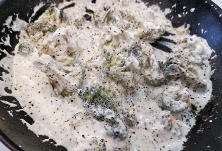 Фото шага рецепта Брокколи с сыром и базиликом 140720 шаг 7  