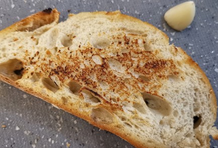 Фото шага рецепта Брускетта с баклажаном 173723 шаг 3  