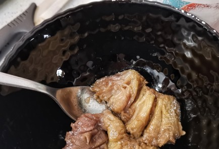 Фото шага рецепта Брускетта с баклажаном 173723 шаг 4  