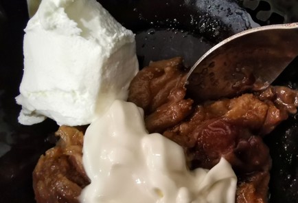 Фото шага рецепта Брускетта с баклажаном 173723 шаг 6  