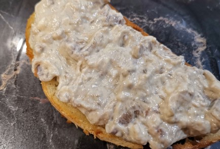 Фото шага рецепта Брускетта с баклажаном 173723 шаг 8  