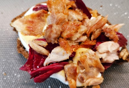 Фото шага рецепта Брускетта со свининой 174929 шаг 9  