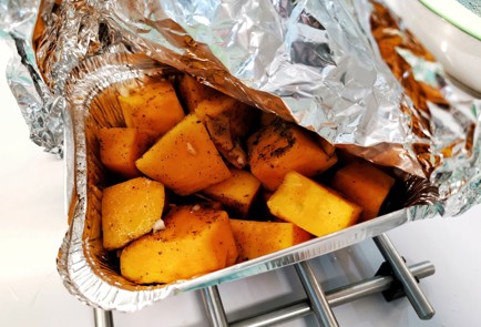 Фото шага рецепта Брюссельская капуста запеченная с тыквой 140442 шаг 17  