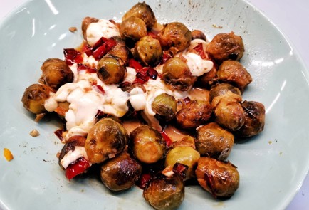 Фото шага рецепта Брюссельская капуста запеченная с тыквой 140442 шаг 19  