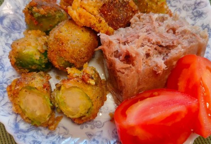 Фото шага рецепта Брюссельская капуста жареная в панировке 188681 шаг 15