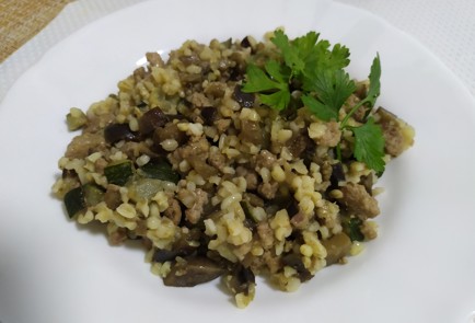 Фото шага рецепта Булгур с фаршем и овощами 190110 шаг 10  