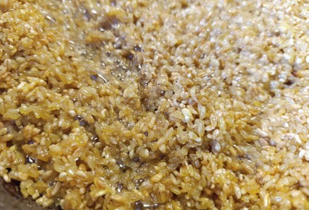 Фото шага рецепта Булгур с овощами и грибами 190831 шаг 4  