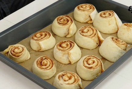 Фото шага рецепта Булочки с корицей 126533 шаг 10  