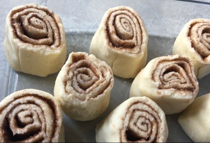 Фото шага рецепта Булочки с корицей 174352 шаг 17  