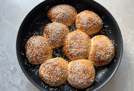 Фото шага рецепта Булочки с кунжутом 189790 шаг 9  