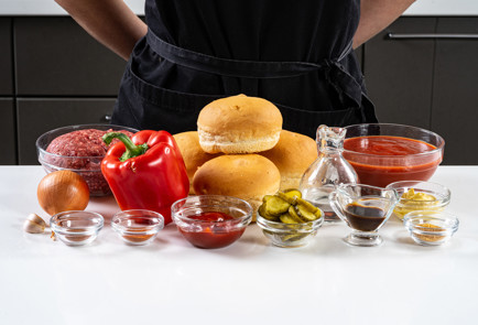 Фото шага рецепта Бургер Неряха Джо 191196 шаг 1  