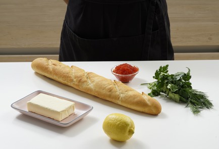 Фото шага рецепта Бутерброд с икрой по рецепту ресторана Прага 152958 шаг 1  