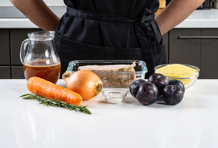 Фото шага рецепта Быстрое жаркое из печеной свинины 191066 шаг 1  