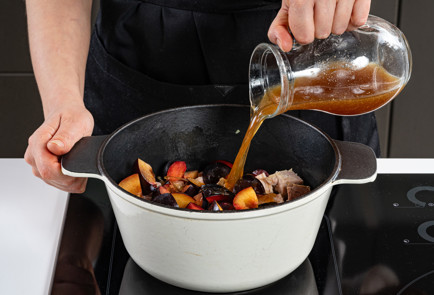 Фото шага рецепта Быстрое жаркое из печеной свинины 191066 шаг 7  