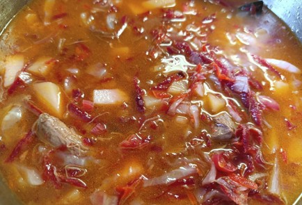 Фото шага рецепта Быстрый борщ 190633 шаг 19  