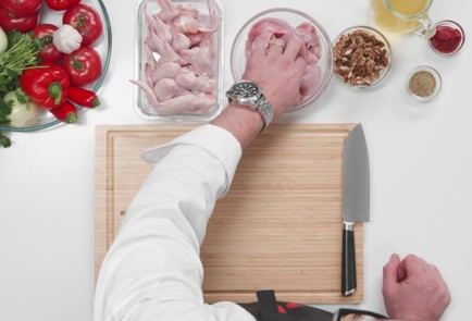 Фото шага рецепта Быстрое чахохбили 187804 шаг 1  