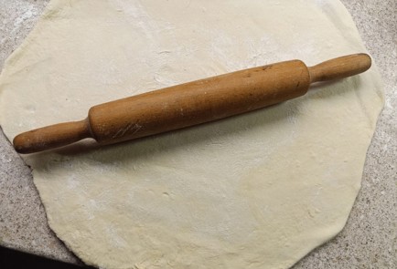 Фото шага рецепта Быстрый хачапури на слоеном тесте 190612 шаг 10  