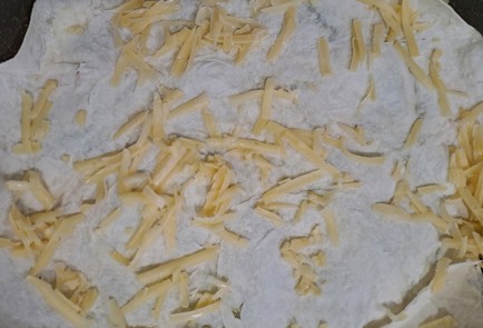 Фото шага рецепта Быстрый завтрак из лаваша и яиц со шпинатом и куриным мясом 189376 шаг 12  