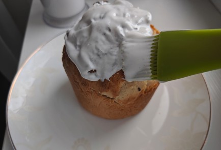 Фото шага рецепта Царский пасхальный кулич 176187 шаг 16  