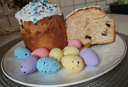 Фото шага рецепта Царский пасхальный кулич 176187 шаг 17  