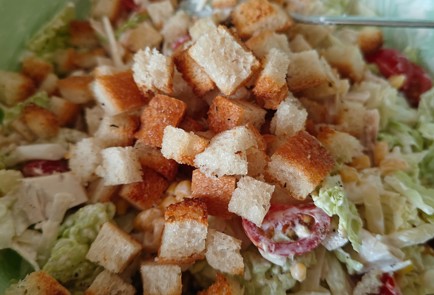 Фото шага рецепта Цезарь подомашнему 191180 шаг 9  