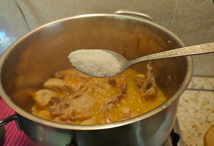 Фото шага рецепта Чахохбили из курицы и картофеля 186714 шаг 10  