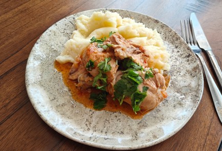 Фото шага рецепта Чахохбили из курицы 191601 шаг 13