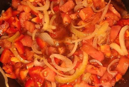 Фото шага рецепта Чахохбили с красным вином 137432 шаг 6  