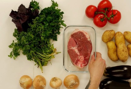 Фото шага рецепта Рагу из баранины с овощами чанахи 125354 шаг 1  