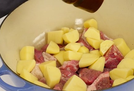 Фото шага рецепта Рагу из баранины с овощами чанахи 125354 шаг 8  