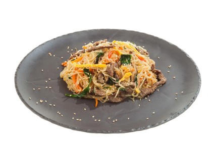 Фото шага рецепта Корейский салат чапчхэ 114348 шаг 10  