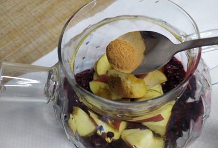 Фото шага рецепта Чай с черной смородиной и мятой 190797 шаг 7  