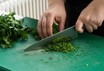 Фото шага рецепта Чебуреки из лаваша с фаршем 151696 шаг 3  