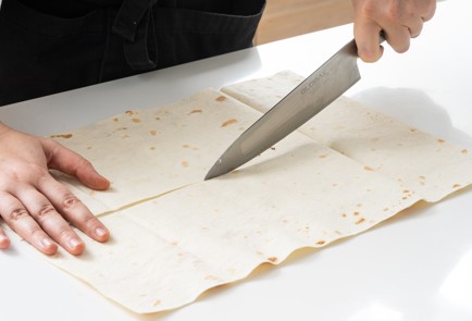 Фото шага рецепта Чебуреки из лаваша с фаршем 151696 шаг 5  