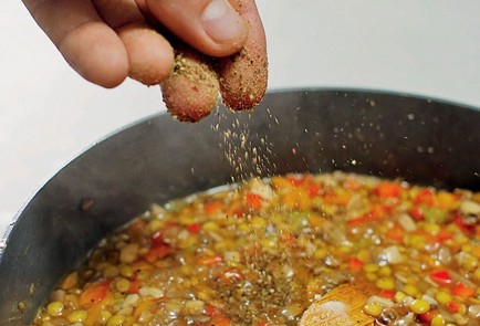 Фото шага рецепта Чечевица с овощами 31159 шаг 5  