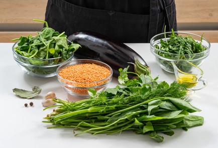 Фото шага рецепта Чечевица с тартаром из трав и подсолнечным маслом 175583 шаг 1  