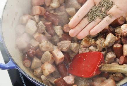 Фото шага рецепта Черные бобы со свининой 44237 шаг 3  