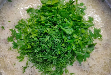 Фото шага рецепта Чешский грибной суп кулайда 176356 шаг 18  