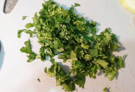 Фото шага рецепта Чесночная закуска из кабачка 186396 шаг 3  