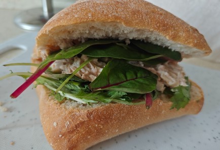 Фото шага рецепта Чиабатта с тунцом 186728 шаг 11  